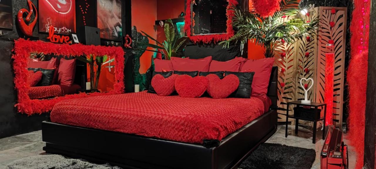 Loft Romantique Hammam Spa Privatif Playroom Grenoble Zimmer foto